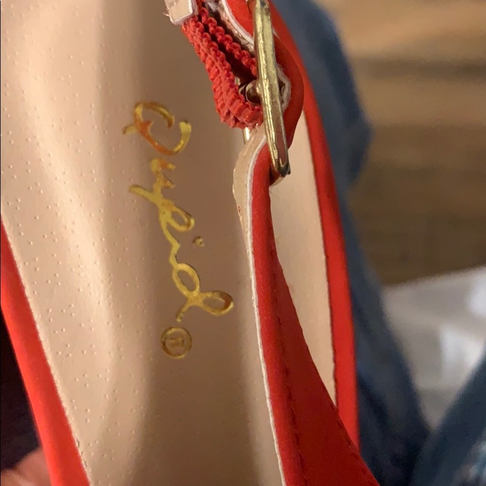 EUC✨ | Red Chunky Heels - Picture 8 of 8